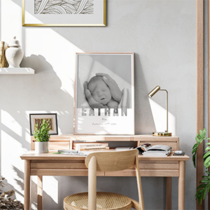 Newborn Name Personalised Print