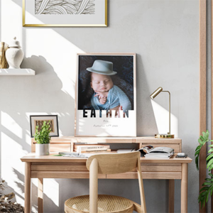 Newborn Name Personalised Print